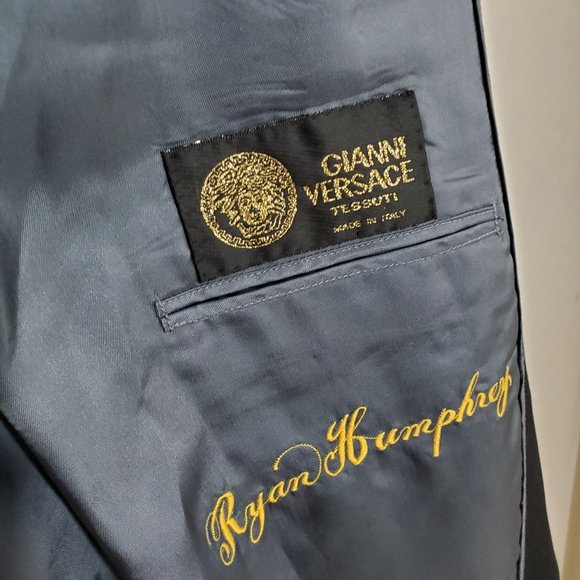 Vintage Men's Gianni Versace Blazer Suit Jacket by Michael's - Picture 9 of 10